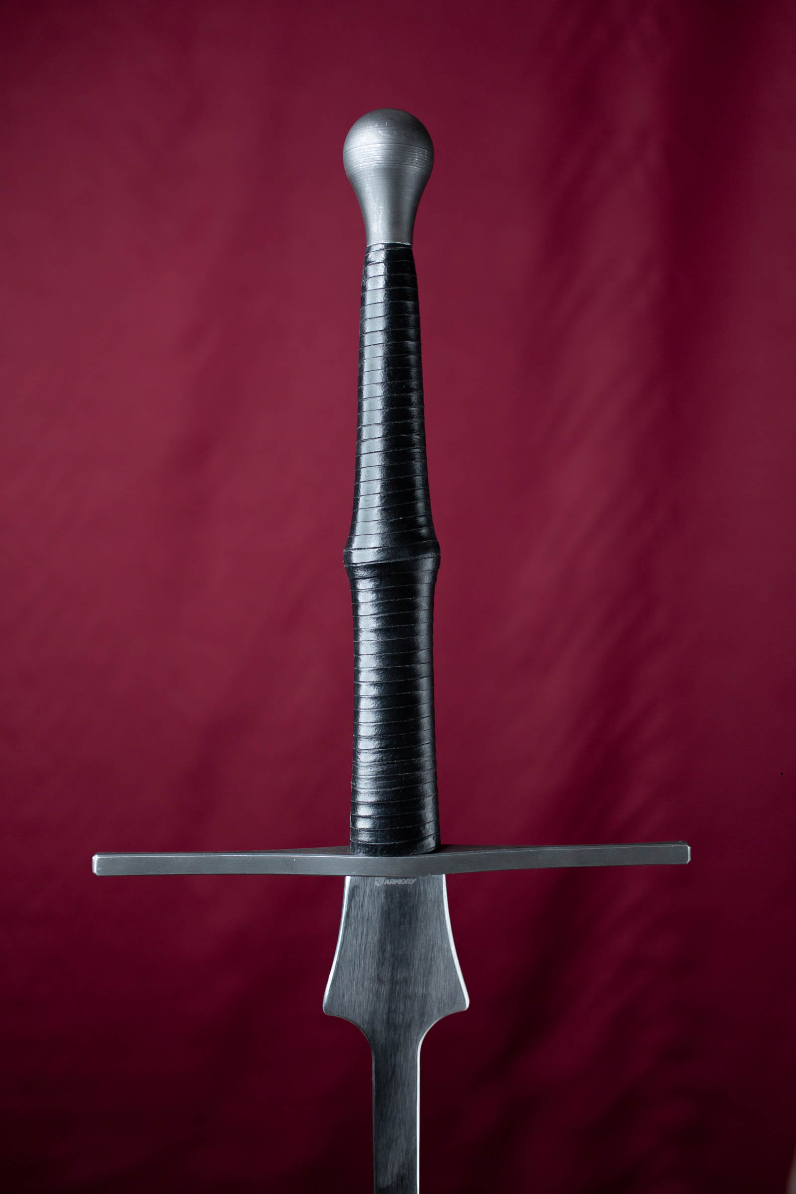 Poignee fendue imitation cordon en cuir