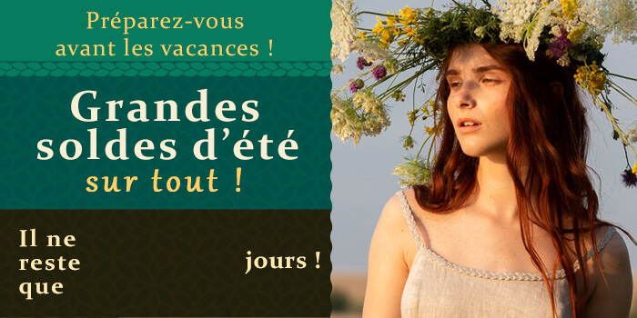 Préparez-vous avant les vacances ! Grandes soldes d’été sur tout ! Il ne reste  que 10 jours !