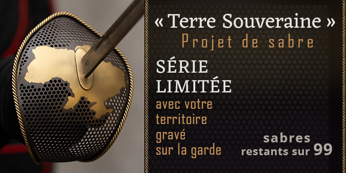 Projet de sabre « Terre Souveraine »