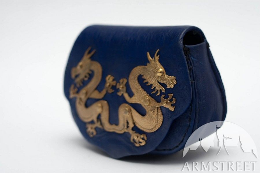 Le sac exclusif mongol est fait à la main de cuir avec les accents en laiton