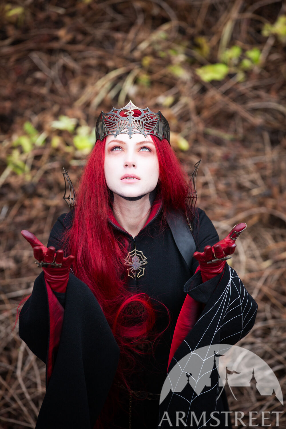 Couronne en laiton « Chauve-souris » Couronne fantasy en laiton