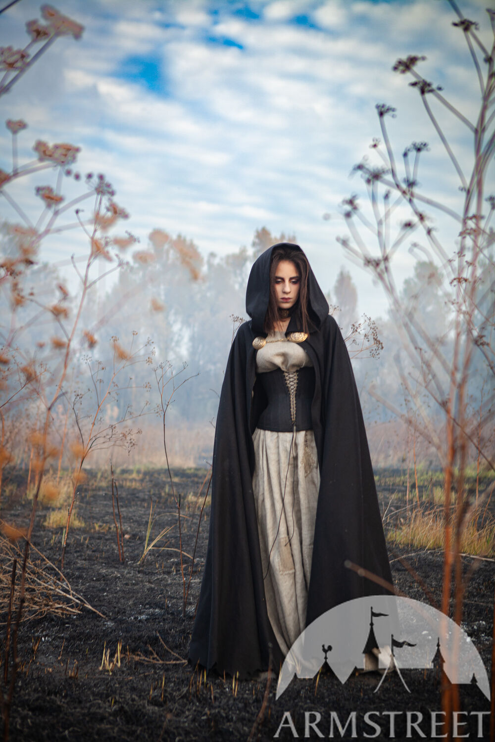 Cape noire &eacute;dition Halloween