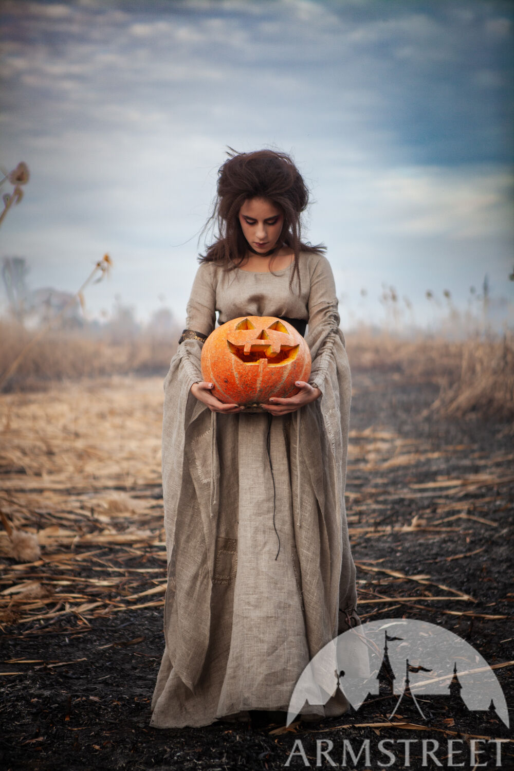 Tunique de Sorci&egrave;re d'Halloween