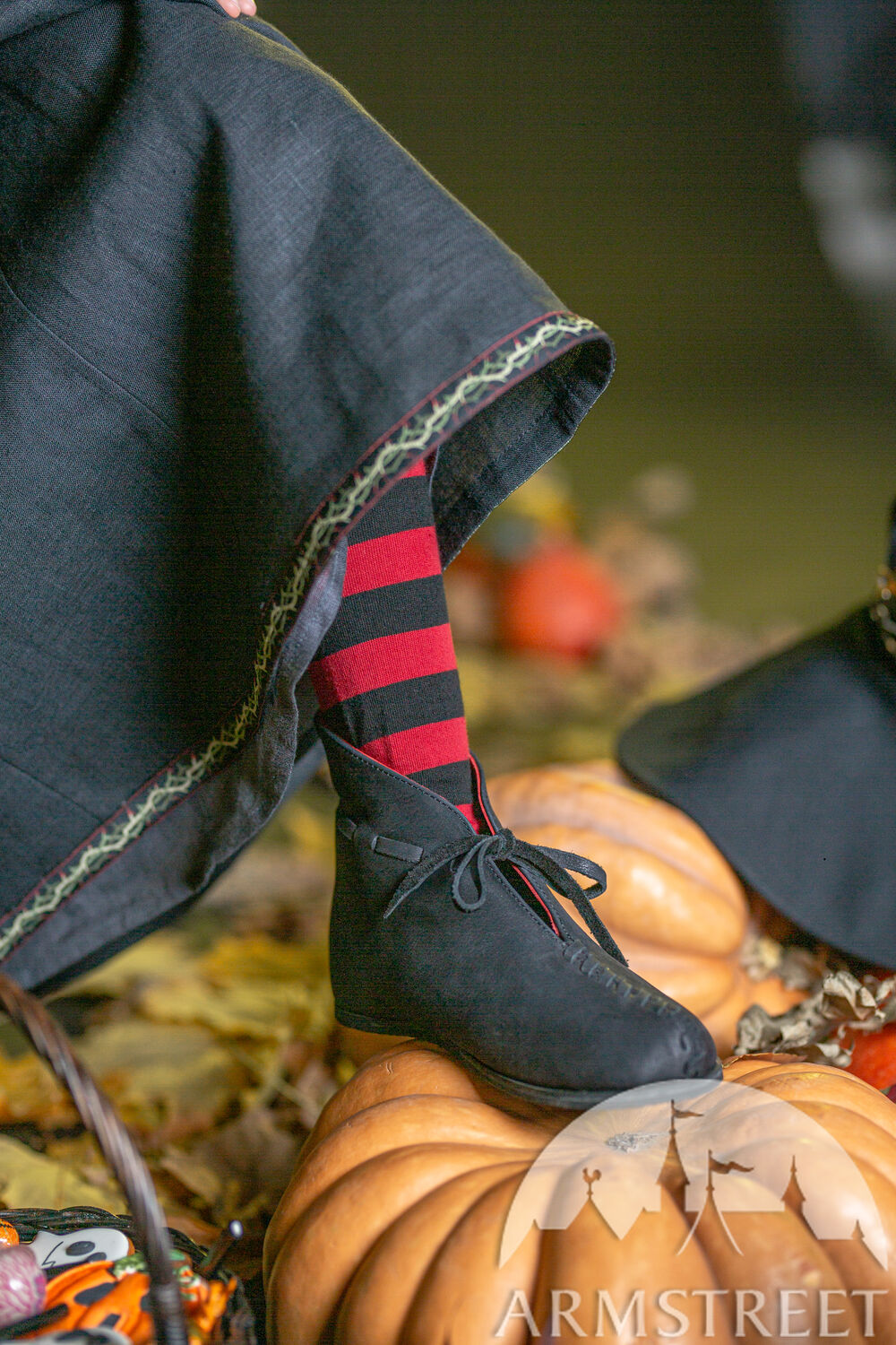 Chaussures d’Enfant Médiévales en Cuir Édition Halloween