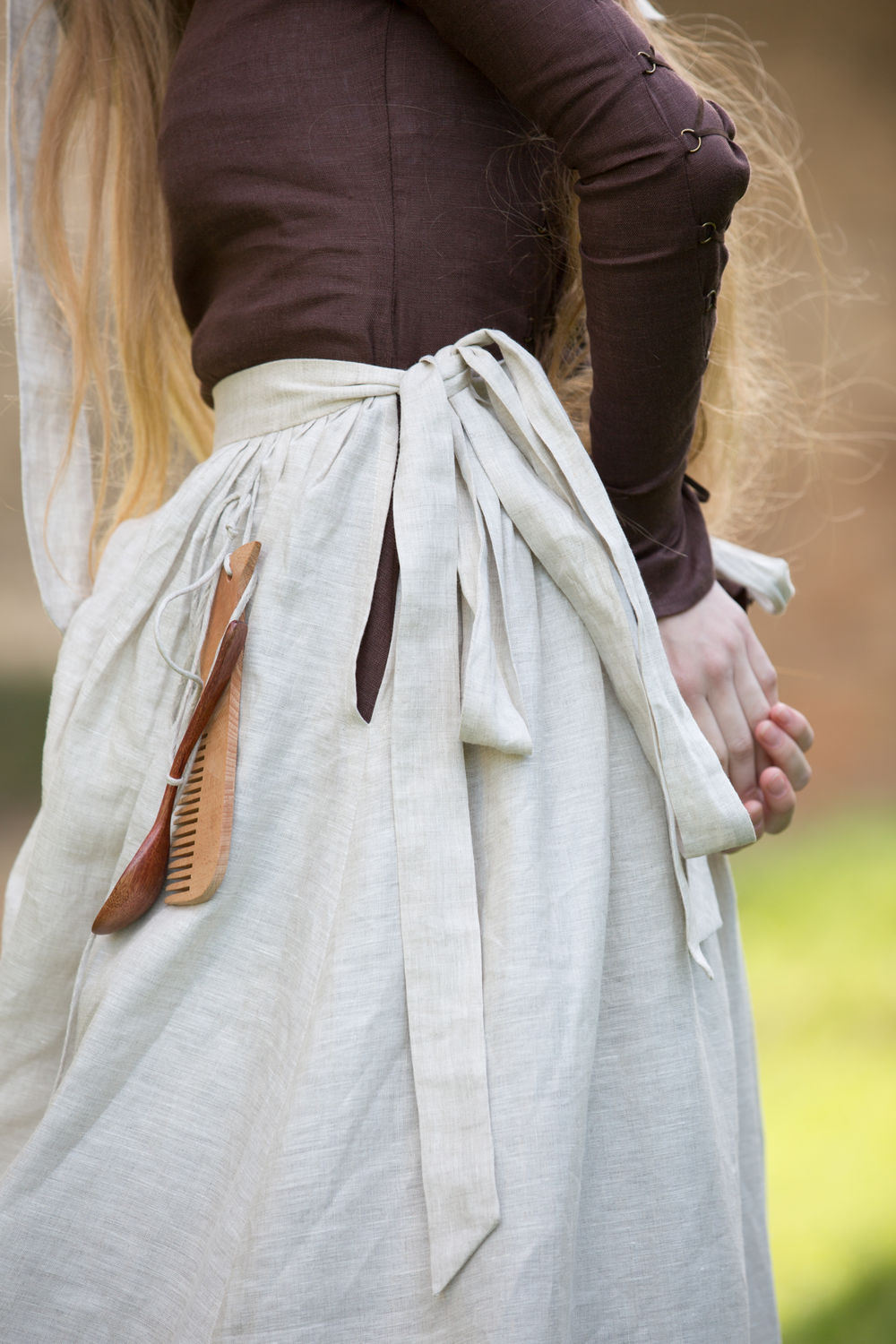 Costume médiéval « Elsie la rousse » de robe et jupe