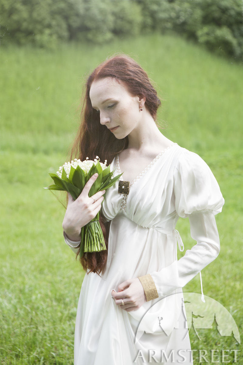 Chemise en soie « L’Adoubement » sous-robe médiévale