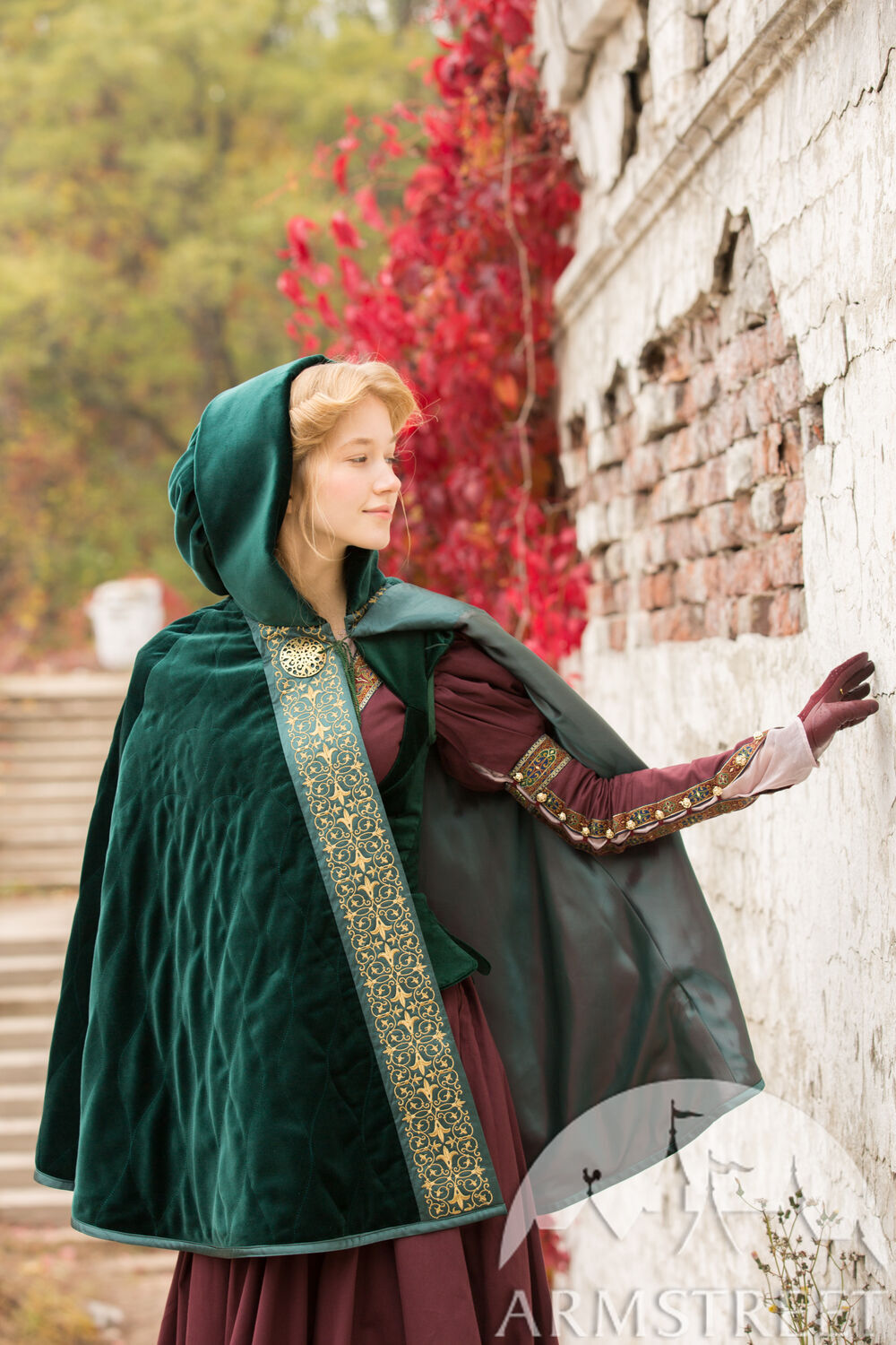 Cape en velours pour Princesse