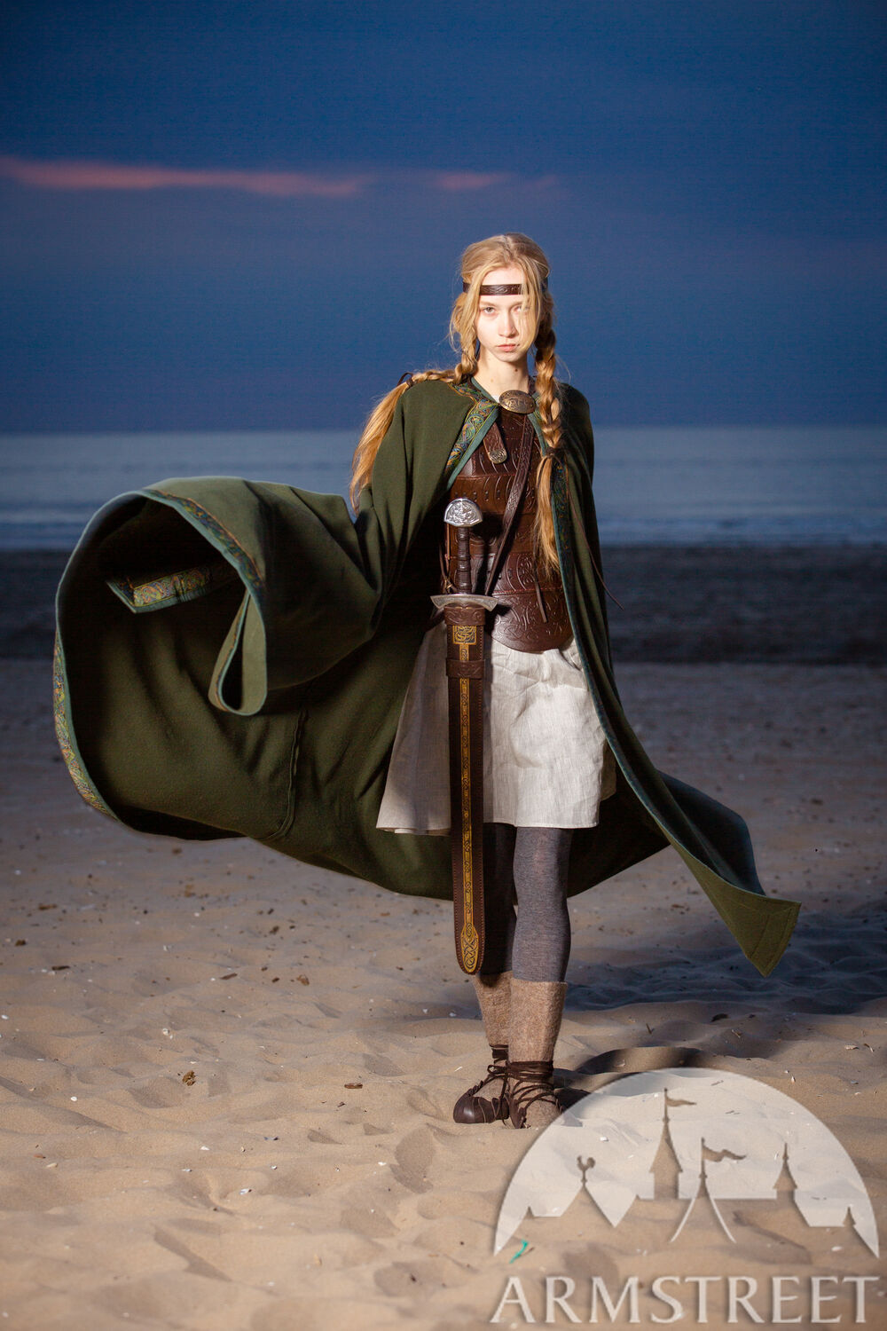 Costume fantaisie cape viking