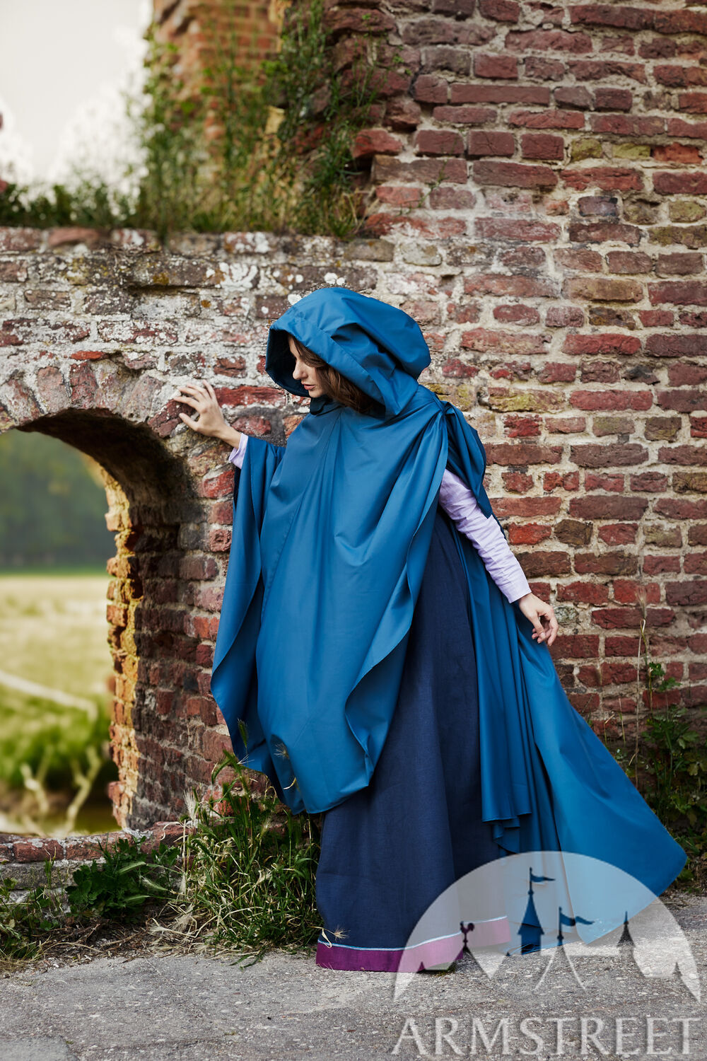 Imperméable à capuche résistant à l’eau « Foyer Médiéval »
