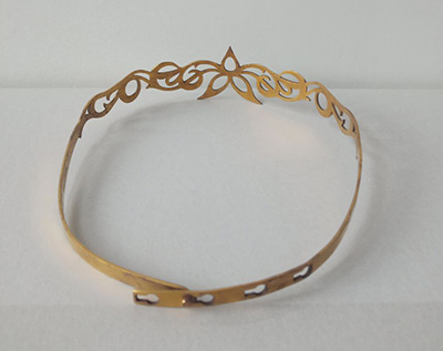 Sale Medieval Brass Circlet Trefoil Sale Medieval Brass Circlet Trefoil