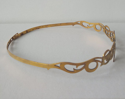 Sale Medieval Brass Circlet Trefoil Sale Medieval Brass Circlet Trefoil