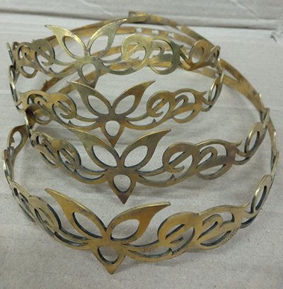 Sale Medieval Brass Circlet Trefoil Sale Medieval Brass Circlet Trefoil