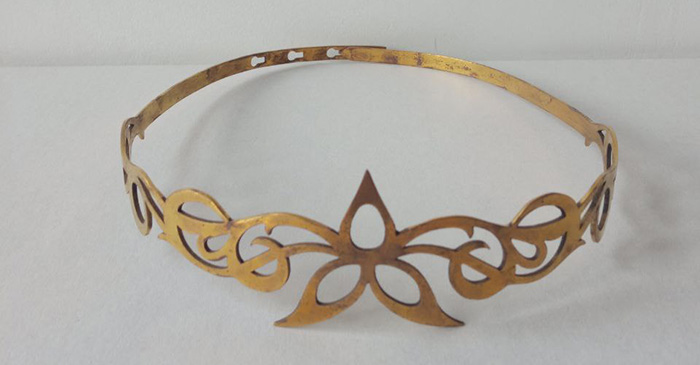 Sale Medieval Brass Circlet Trefoil Sale Medieval Brass Circlet Trefoil