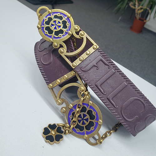 Common - sale-leather-and-brass-belt-with-enamel-german-rose-burgundy-leather.jpg